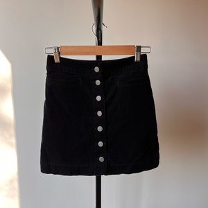 Aritzia Wilfred Free Corduroy Mini Skirt (size 0)